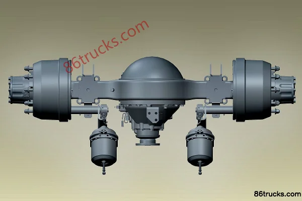 Meritor MS13176 drum single reduction drive axle Exterior (2) | 86Trucks