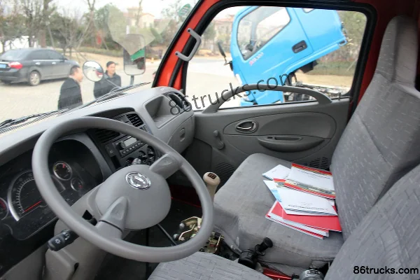 Dongfeng Jinyong 87 ch 4X2(6 roues) 4.1m Camion Benne Cabine (3) | 86Trucks