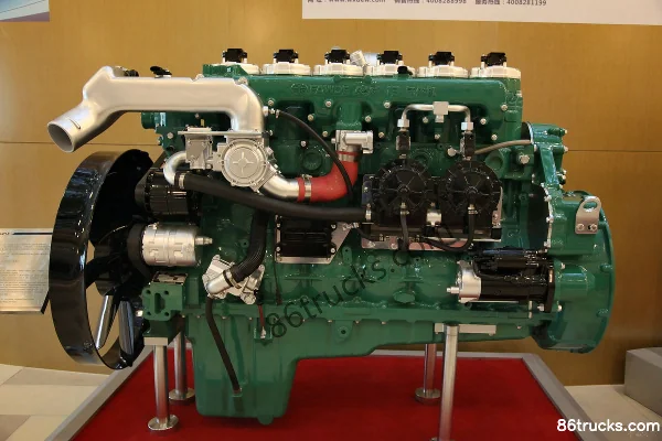 Xichai CA6SN1-39E5N 390 hp 12.5L China V Natural Gas Engine Exterior (2) | 86Trucks