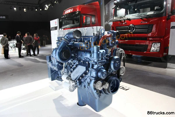 Weichai WP12NG350E50 350 hp 12L China V Natural Gas Engine Exterior (3) | 86Trucks