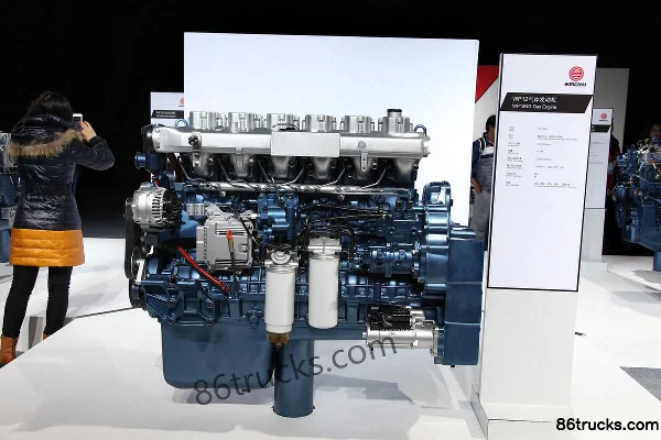 Weichai WP12NG350E50 350 hp 12L China V Natural Gas Engine Exterior
