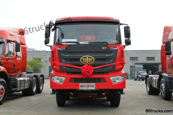 FAW Liute Jindalu Heavy Truck Heavy-Duty 350 hp 8X4(12 wheels) 8.2m Dump Truck (Front Lift) Exterior (2) | 86Trucks