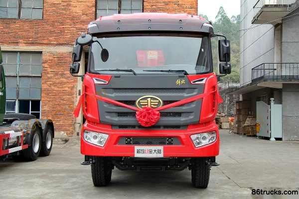 FAW Liute Jin Da Lu Heavy Truck 350 hp 6X4(10 wheels) 6.2m Dump Truck (Front Lift) Exterior (2) | 86Trucks