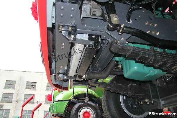 FAW Liute Jin Da Lu Heavy Truck 350 hp 6X4(10 wheels) 6.2m Dump Truck (Front Lift) Chassis (3) | 86Trucks