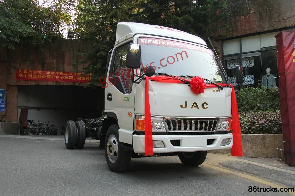 JAC Shuailing E330 120hp 4X2(6 wheels) 4.18m single-row van light truck Exterior (3) | 86Trucks