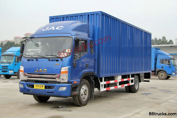JAC Weisida W570 camion porteur version charge nominale 160 ch 4X2(6 roues) camion frigorifique à cabine avancée 7,6 m Extérieur (3) | 86Tru