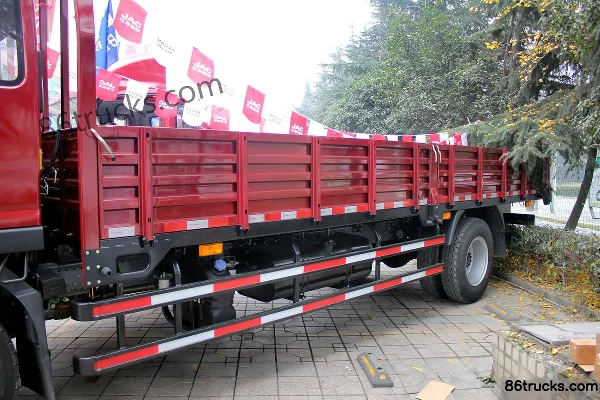 JAC Weisida W530 Medium Truck 160 hp 4X2(6 wheels) 6.75m Flatbed Cargo Truck Body (2) | 86Trucks