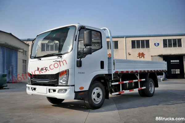 FAW Linghe 109 hp 4X2(6 wheels) 4.18m Single Row Flatbed Light Truck Exterior (2) | 86Trucks