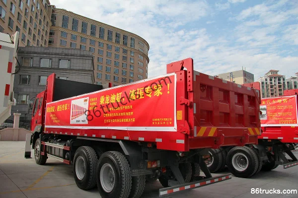 Dongfeng Liuqi Chenglong M5 350 hp 6X4(10 wheels) 6.8m Dump Truck Body (2) | 86Trucks