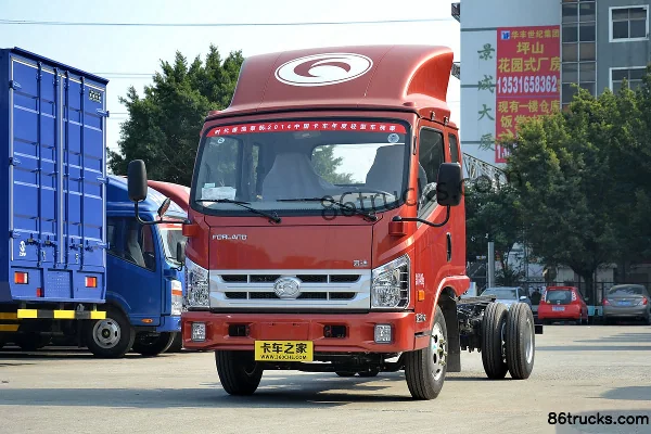 Foton Forland Kangrui H2 110 hp 4X2(6 wheels) 3.8m Half-row Flatbed Light Truck Exterior (3) | 86Trucks