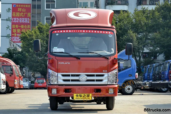 Foton Forland Kangrui H2 110 hp 4X2(6 wheels) 3.8m Half-row Flatbed Light Truck Exterior (2) | 86Trucks