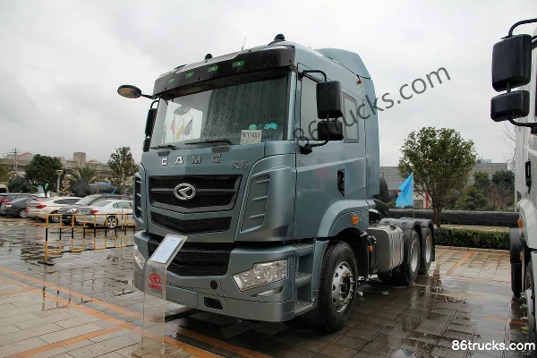 Hualing Hanma heavy truck 375 hp 6X4(10 wheels) tractor truck Exterior (3) | 86Trucks