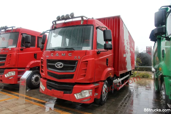 Hualing Hanma Heavy Truck 160 hp 4X2(6 wheels) 7.7m Single Row Van Cargo Truck Exterior (3) | 86Trucks