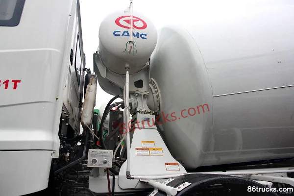 Hualing Hanma 375 hp 8X4(12 wheels) Concrete Mixer Truck (Anhui Xing Continental) Body (2) | 86Trucks