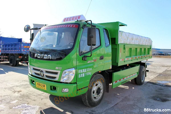 Foton Auman CTX 156 hp 4X2(6 wheels) 4.5m Dump Truck (New Type Muck Truck) Exterior (3) | 86Trucks