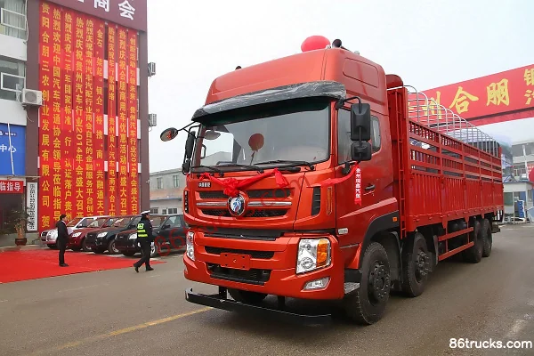 Sinotruk Wangpai W5G poids lourd 340 ch 8X4(12 roues) 9,4 m camion porteur à ridelles Extérieur (3) | 86Trucks