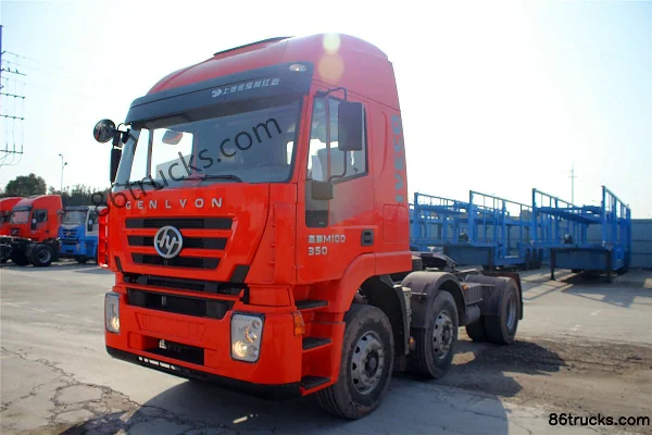 SAIC Hongyan Genlyon M100 Heavy Truck 310 hp 6X2(8 wheels) Tractor Truck Exterior (3) | 86Trucks