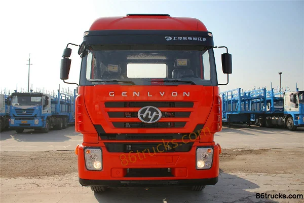 SAIC Hongyan Genlyon M100 Heavy Truck 310 hp 6X2(8 wheels) Tractor Truck Exterior (2) | 86Trucks