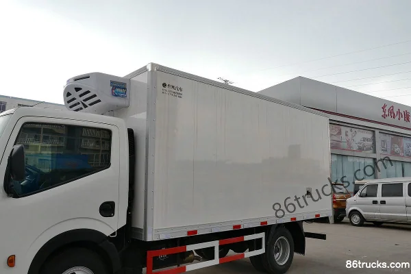 Dongfeng Kaipute K6-N 130 ch 4X2(6 roues) 4,09 m camion frigorifique cabine simple Carrosserie (2) | 86Trucks