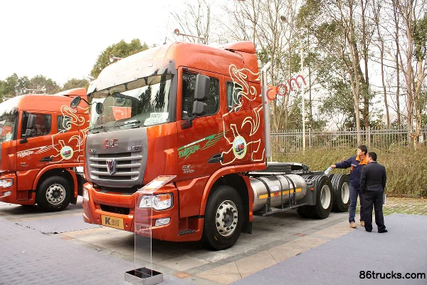 Union Truck U340 Heavy Truck 400 hp 6X4(10 wheels) LNG Tractor Truck Exterior (3) | 86Trucks