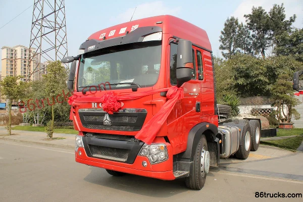 Sinotruk HOWO T5G camion lourd 340 ch 6X4(10 roues) tracteur routier Extérieur (3) | 86Trucks
