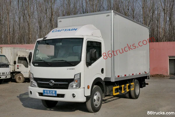 Dongfeng Kaipute N280 116 ch 4X2(6 roues) 4,1 m camion porteur fourgon cabine simple Extérieur (3) | 86Trucks