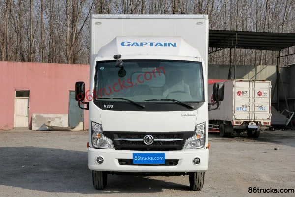 Dongfeng Kaipute N280 116 ch 4X2(6 roues) 4,1 m camion porteur fourgon cabine simple Extérieur (2) | 86Trucks