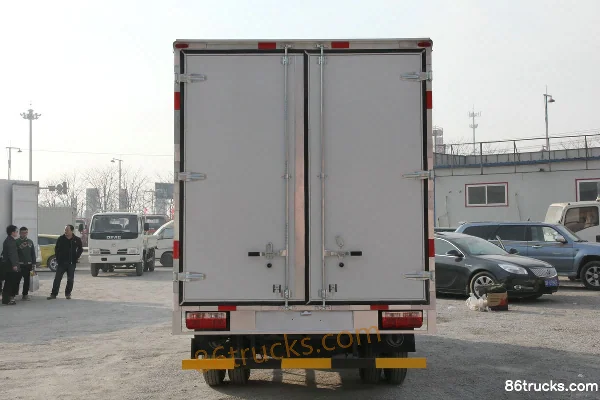Dongfeng Kaipute N280 116 ch 4X2(6 roues) 4,1 m camion porteur fourgon cabine simple Carrosserie (2) | 86Trucks