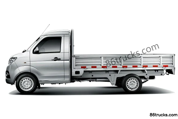 Jinbei T30 version confort 1,3 L 82 ch 4X2(6 roues) essence 3 m micro-camion à cabine simple Châssis (3) | 86Trucks