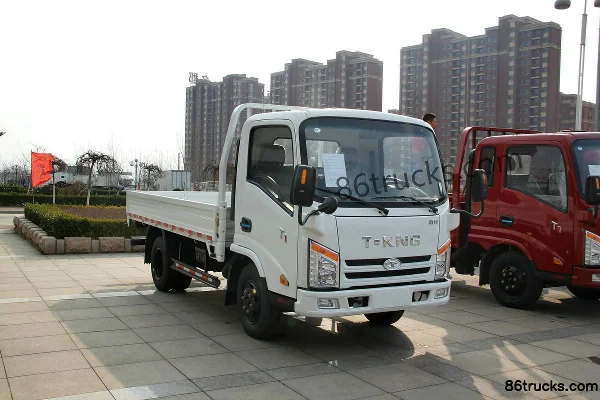 Tangjun Ouling T1 Series 88 hp 4X2(6 wheels) 4.15m Single Row Flatbed Truck Exterior (2) | 86Trucks