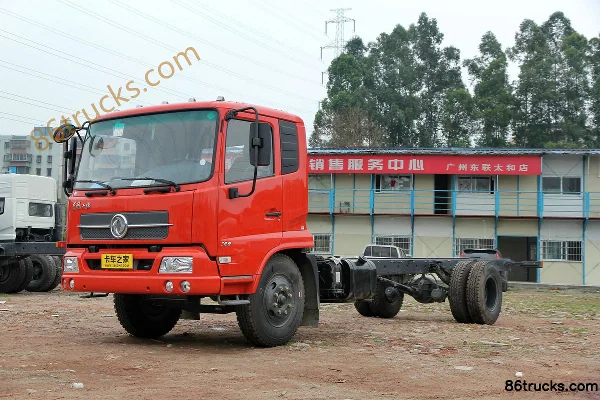 Dongfeng Commercial Vehicle Tianjin Medium Truck 160hp 4X2(6 wheels) 7.5m box cargo truck chassis Exterior (3) | 86Trucks