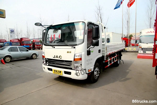 JAC Shuailing H330 130 ch 4X2(6 roues) 4,18 m camion plateau simple cabine (Weichai WP3) Extérieur (3) | 86Trucks