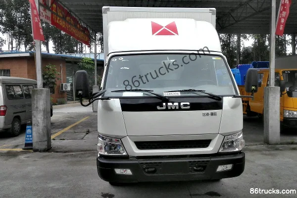 JMC Xin Kaiyun modèle ordinaire 109 ch 4X2(6 roues) 4 m camion léger fourgon simple cabine (large) Extérieur (3) | 86Trucks