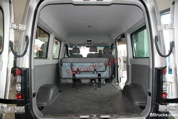 JAC Sunray 4 Series Star Express 139 hp 6-seat Commercial Van Cargo Box (1) | 86Trucks