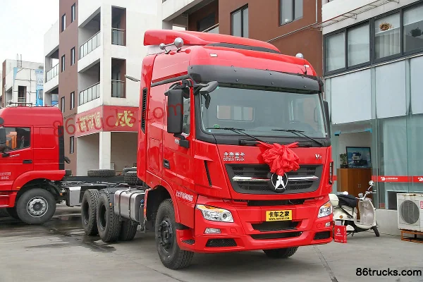Beiben V3 Truck Elite Edition 500hp 6X4(10 wheels) Tractor Truck (13T Rear Axle) Exterior