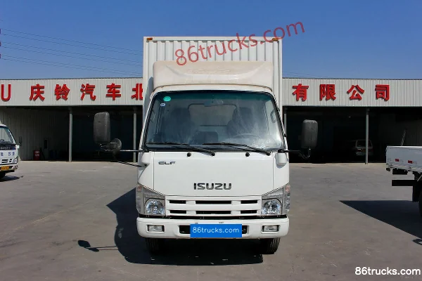 Qingling Isuzu 100P 98 hp 4X2(6 wheels) 4.25m Single Row Van Light Truck Exterior (2) | 86Trucks
