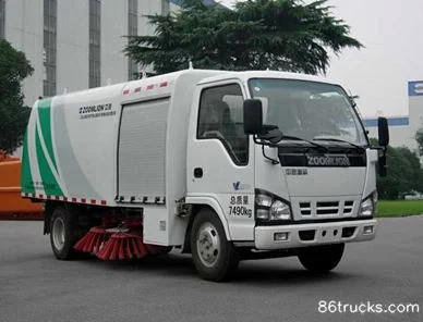 ZOOMLION ZOOMLION Qingling chassis sweeper truck