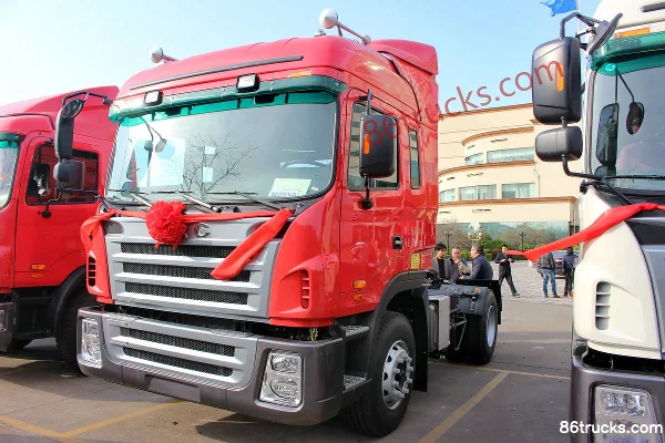 JAC Gallop A3W camion lourd 300 ch 4X2(6 roues) tracteur routier portuaire (cabine large) Extérieur (3) | 86Trucks