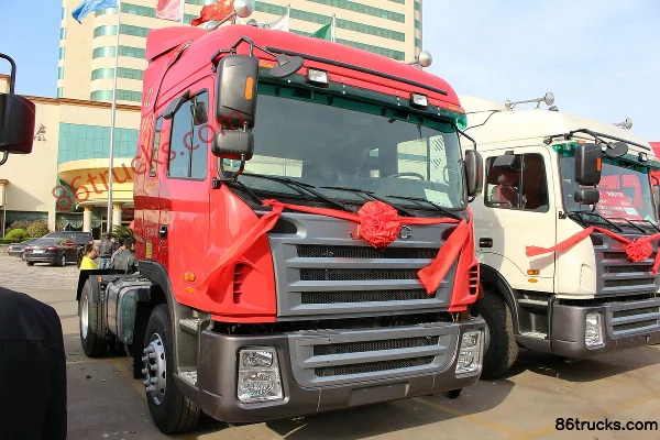 JAC Gallop A3W camion lourd 300 ch 4X2(6 roues) tracteur routier portuaire (cabine large) Extérieur
