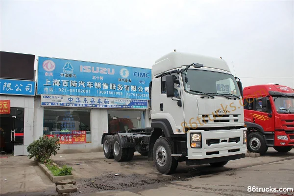 Qingling Isuzu VC46 Heavy Truck 350hp 6X4(10 wheels) Tractor Truck Exterior
