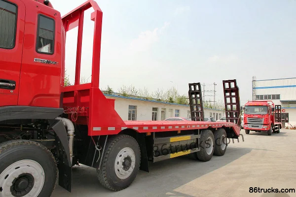 JAC Gallop 300hp 8X4(12 wheels) 7.2m flatbed truck Body (3) | 86Trucks