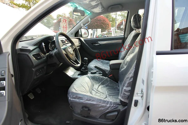 JAC T6 2024 Business Edition 2.0T Diesel 150hp 4WD Standard Wheelbase Double Cab Pickup Chassis (3) | 86Trucks