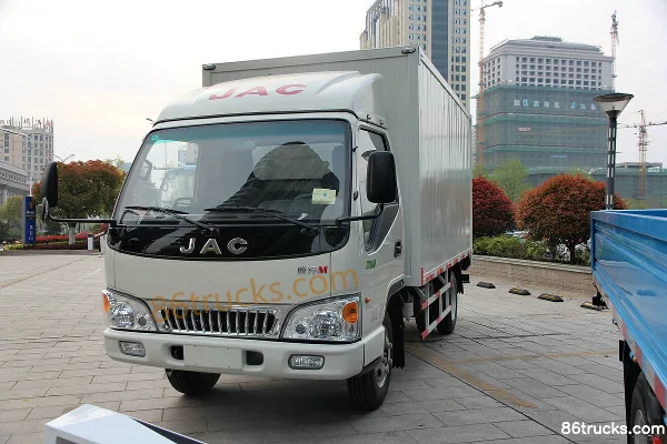JAC Kangling 28 Narrow Body 82 hp 4X2(6 wheels) 3.7m Single Row Van Light Truck (JAC Power) Exterior (2) | 86Trucks