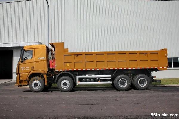 Sichuan Hyundai Chuanghu XCIENT Heavy Truck 340hp 8X4(12 wheels) 7.6m Dump Truck Exterior (3) | 86Trucks