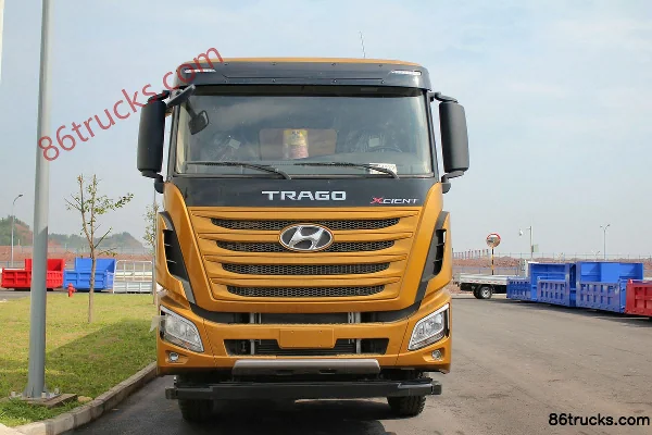 Sichuan Hyundai Chuanghu XCIENT Heavy Truck 340hp 8X4(12 wheels) 7.6m Dump Truck Exterior