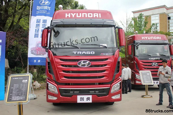Sichuan Hyundai Chuanghu XCIENT P440 Heavy Truck Lightweight Version 440 hp 6X4(10 wheels) Tractor Truck Exterior (2) | 86Trucks