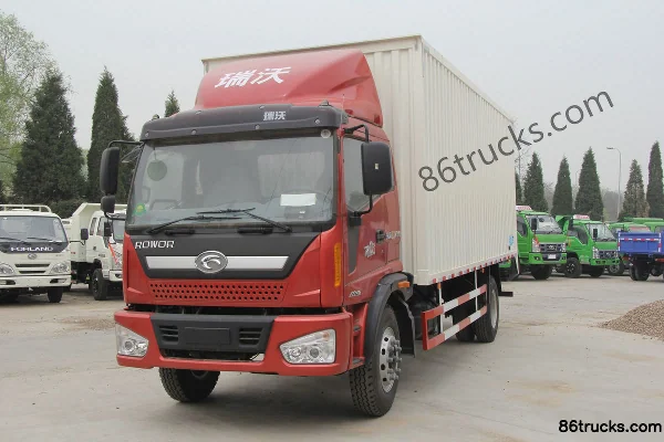 Foton Ruiwo Medium Truck 168hp 4X2(6 wheels) 6.7m Day Cab Van Cargo Truck (8-speed) Exterior (3) | 86Trucks