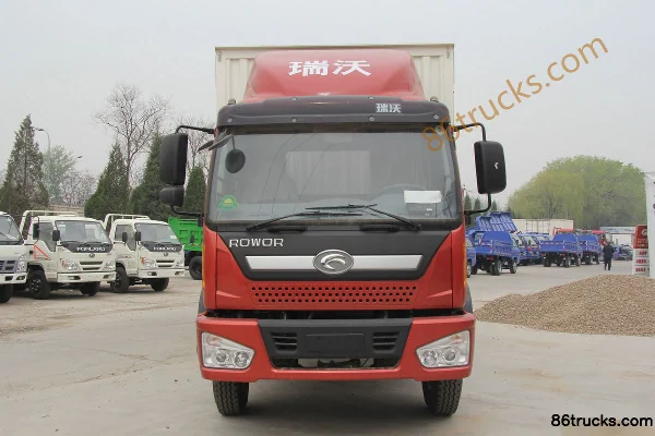 Foton Ruiwo Medium Truck 168hp 4X2(6 wheels) 6.7m Day Cab Van Cargo Truck (8-speed) Exterior (2) | 86Trucks