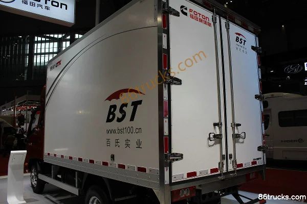 Foton Aoling CTX 143 hp 4X2(6 wheels) 3.735m Semi-enclosed Light Truck (China V) Body (3) | 86Trucks
