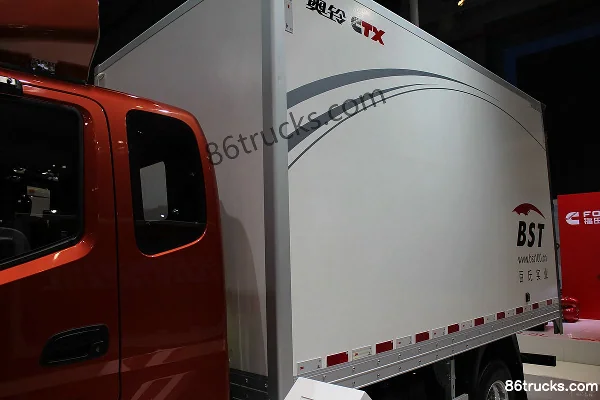 Foton Aoling CTX 143 hp 4X2(6 wheels) 3.735m Semi-enclosed Light Truck (China V) Body (2) | 86Trucks